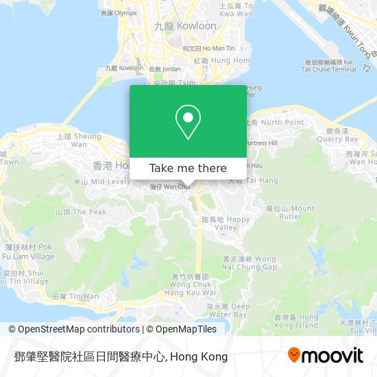 鄧肇堅醫院社區日間醫療中心地圖