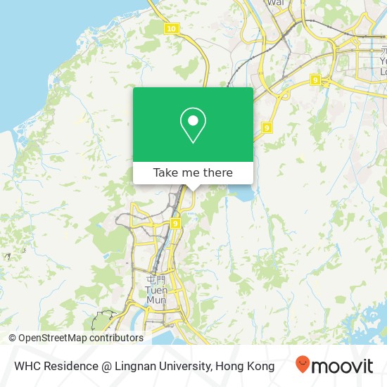WHC Residence @ Lingnan University map