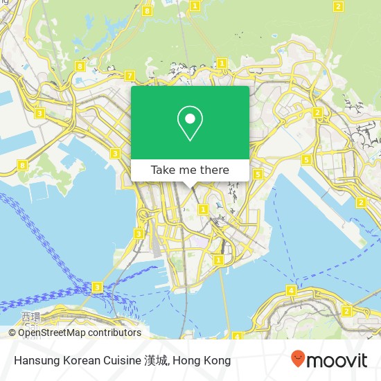 Hansung Korean Cuisine 漢城 map