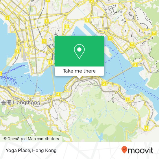 Yoga Place map