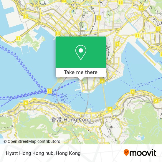 Hyatt Hong Kong hub map