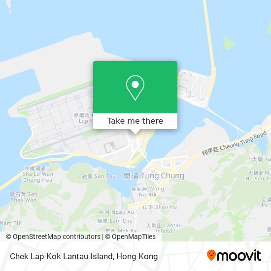 Chek Lap Kok Lantau Island map