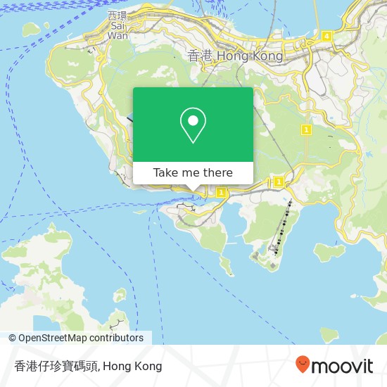 香港仔珍寶碼頭 map