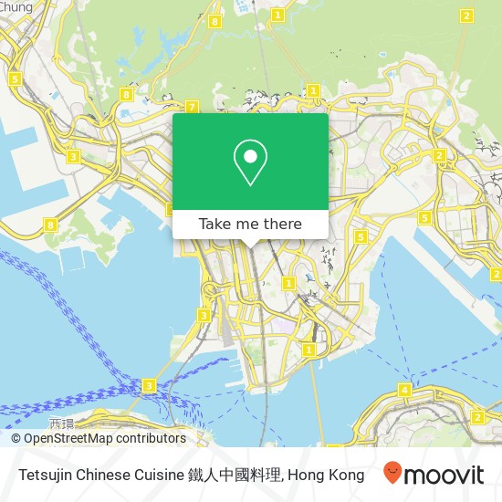 Tetsujin Chinese Cuisine 鐵人中國料理 map