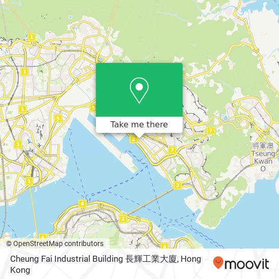 Cheung Fai Industrial Building 長輝工業大廈 map