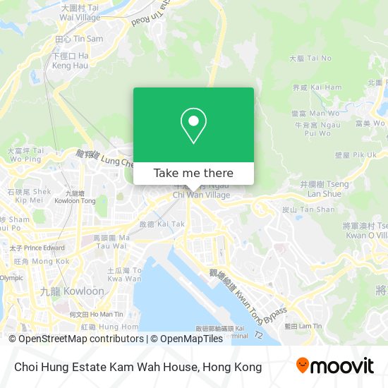 Choi Hung Estate Kam Wah House map