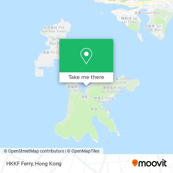 HKKF Ferry map