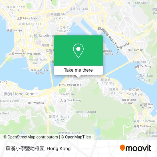 蘇浙小學暨幼稚園地圖