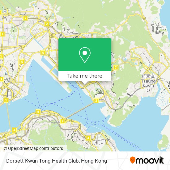 Dorsett Kwun Tong Health Club map