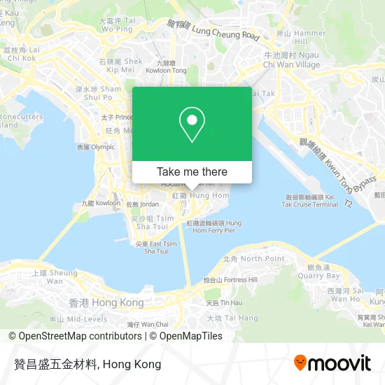 贊昌盛五金材料 map