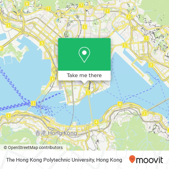 The Hong Kong Polytechnic University map