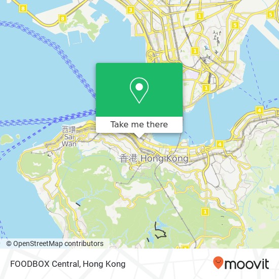 FOODBOX Central map