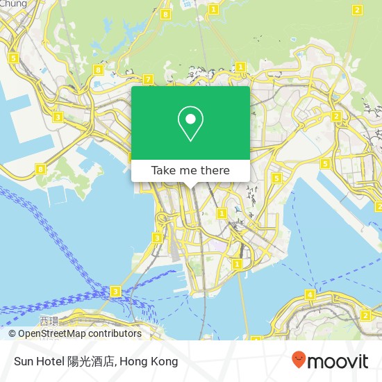 Sun Hotel 陽光酒店 map