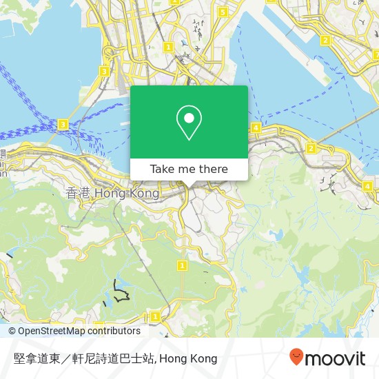 堅拿道東／軒尼詩道巴士站 map