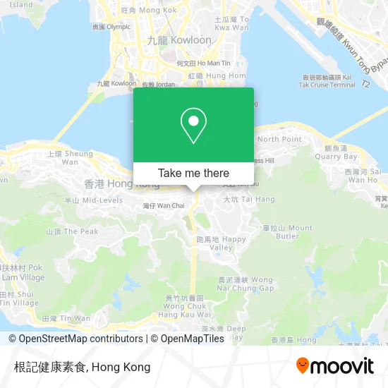 根記健康素食地圖