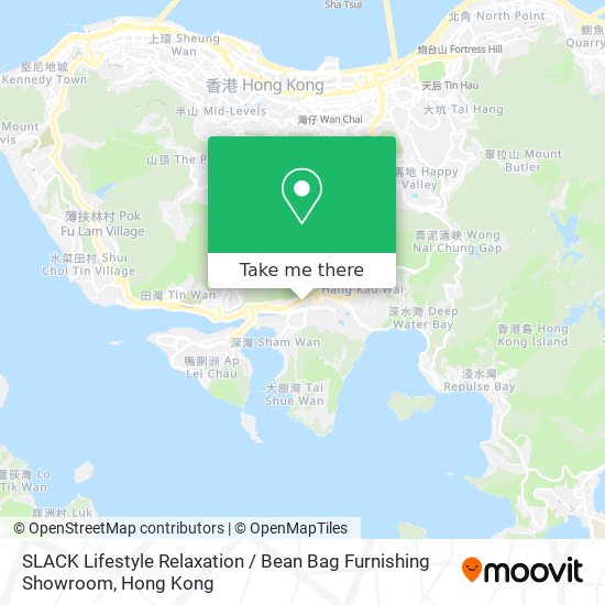 SLACK Lifestyle Relaxation / Bean Bag Furnishing Showroom map