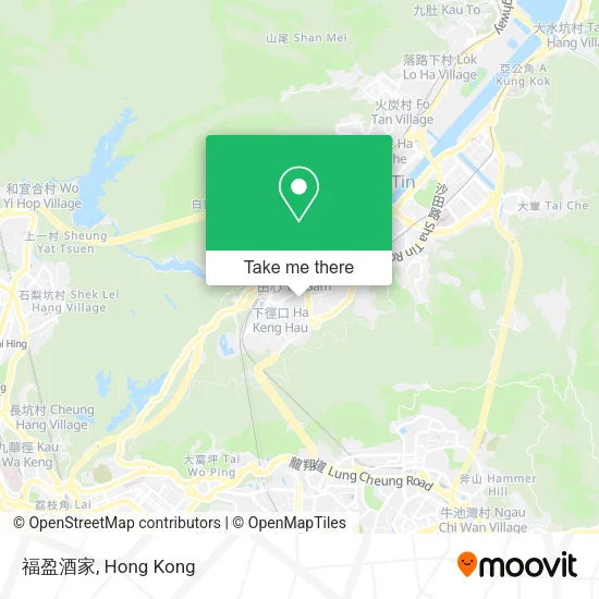 福盈酒家地圖