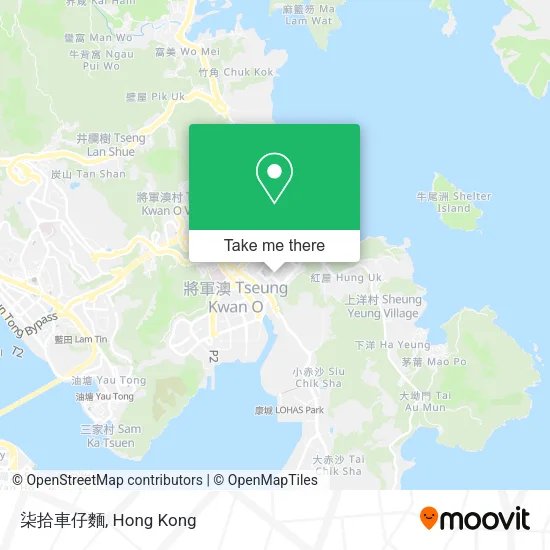 柒拾車仔麵 map