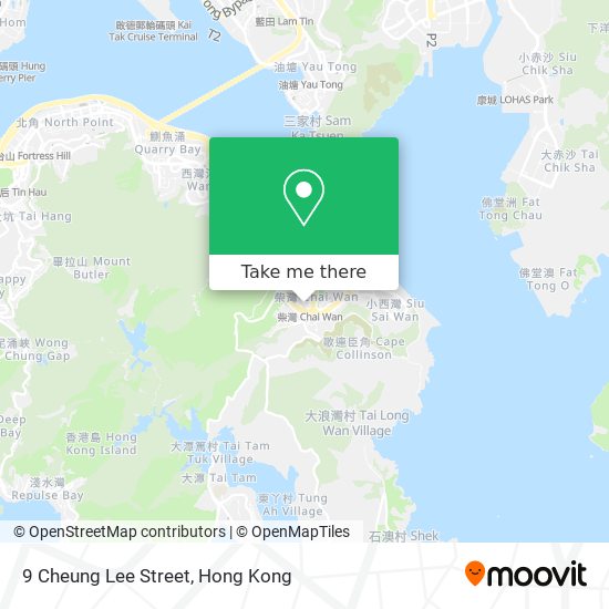 How to get to 9 Cheung Lee Street in 東區Eastern by Subway or Bus?