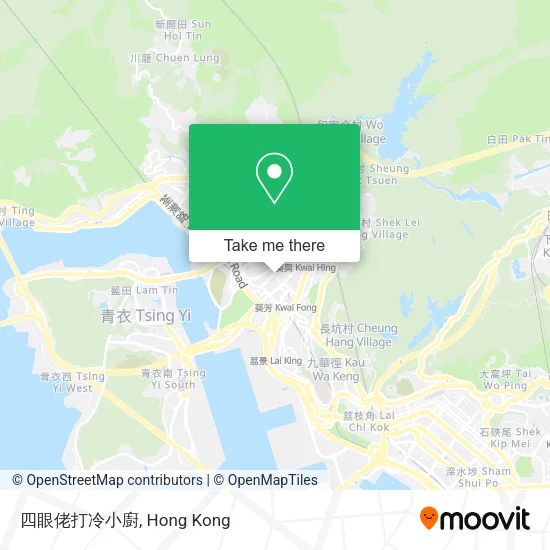 四眼佬打冷小廚地圖