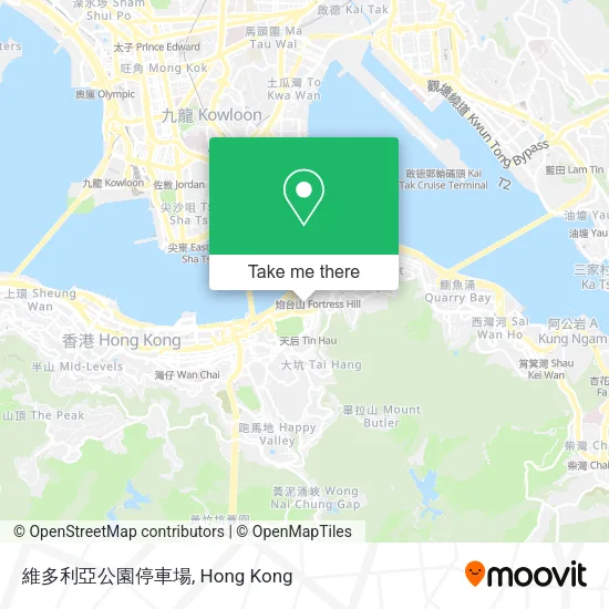 維多利亞公園停車場地圖