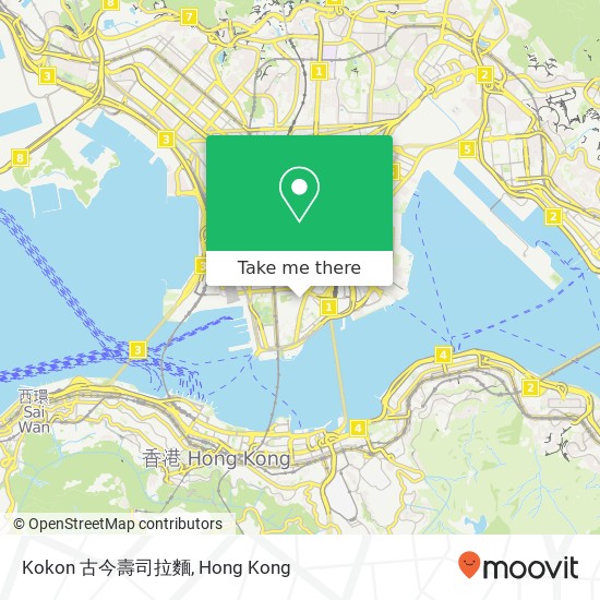 Kokon 古今壽司拉麵 map