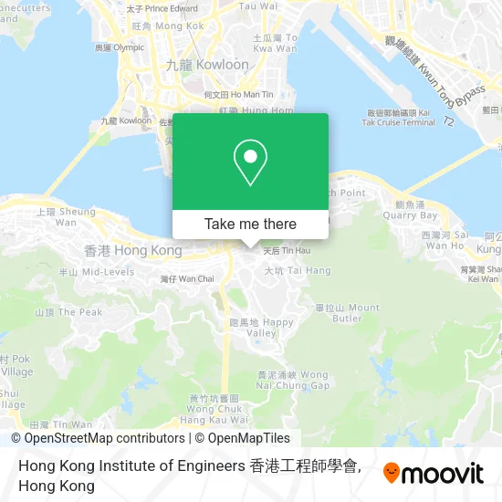 Hong Kong Institute of Engineers 香港工程師學會地圖