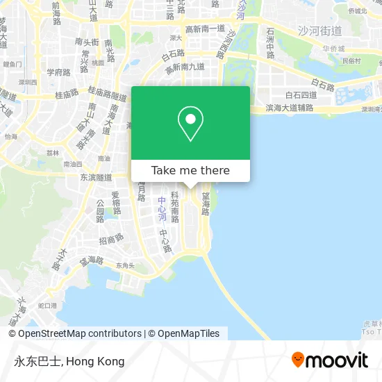 永东巴士地圖