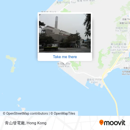 青山發電廠 map