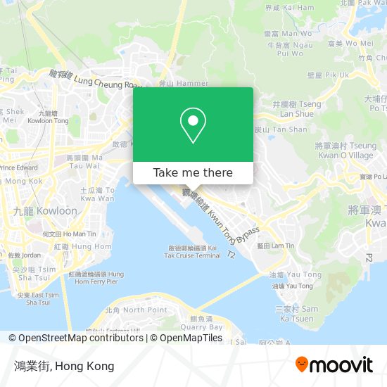 鴻業街 map