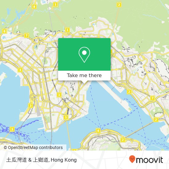 土瓜灣道 & 上鄉道 map