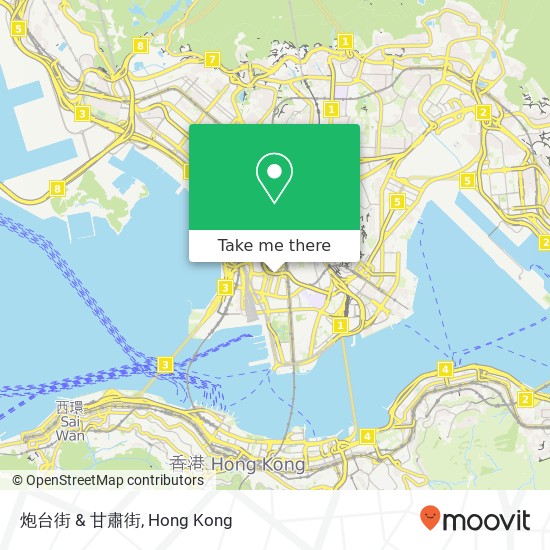 炮台街 & 甘肅街 map