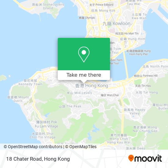 18 Chater Road map