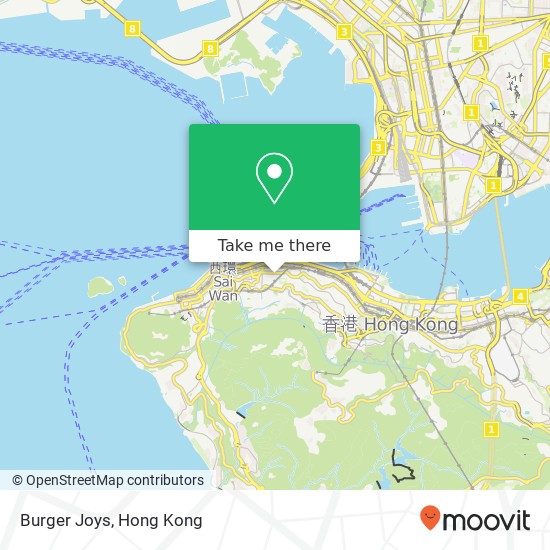 Burger Joys map