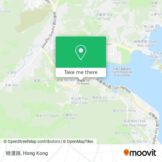 曉運路 map