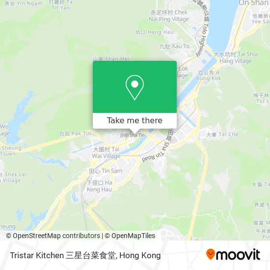 Tristar Kitchen 三星台菜食堂地圖