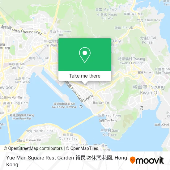 Yue Man Square Rest Garden 裕民坊休憩花園 map