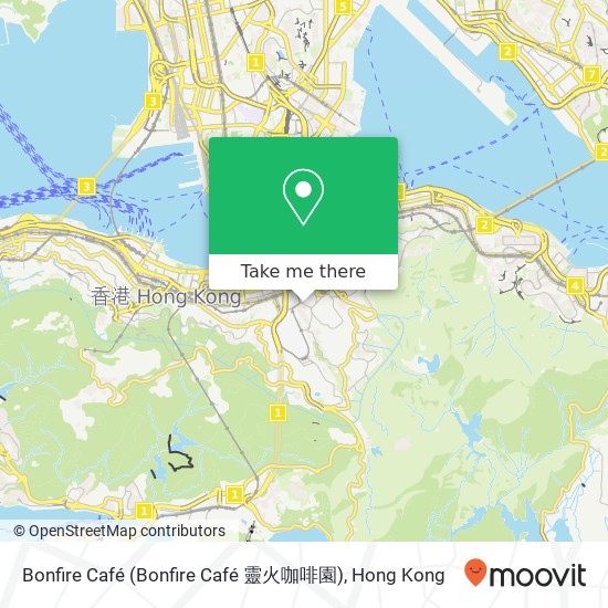 Bonfire Café (Bonfire Café 靈火咖啡園) map