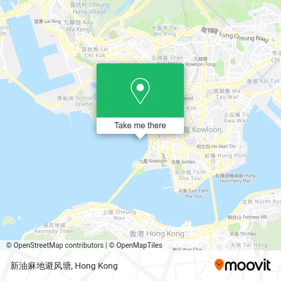 新油麻地避风塘 map