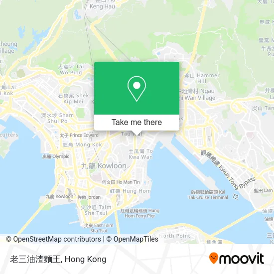老三油渣麵王地圖