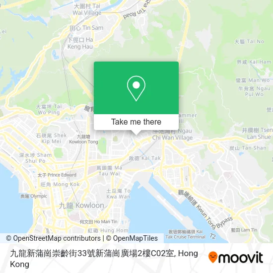 九龍新蒲崗崇齡街33號新蒲崗廣場2樓C02室地圖