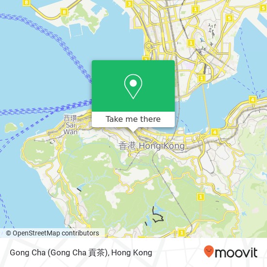 Gong Cha (Gong Cha 貢茶) map