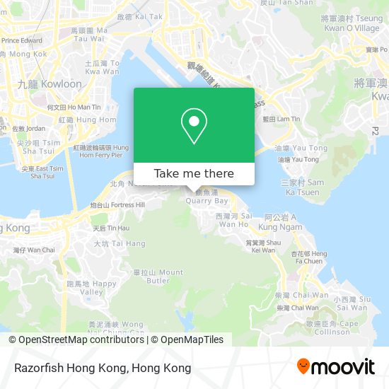 Razorfish Hong Kong map