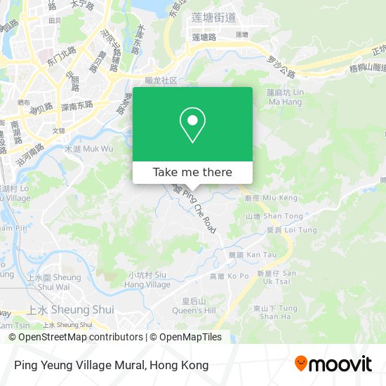 Ping Yeung Village Mural map