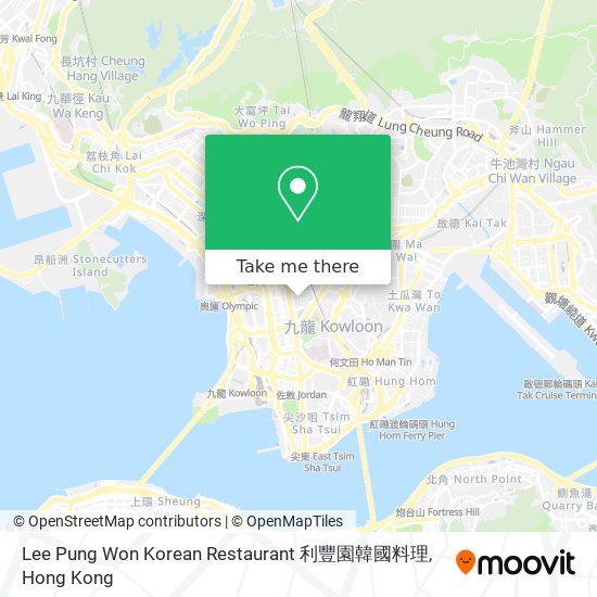 Lee Pung Won Korean Restaurant 利豐園韓國料理 map