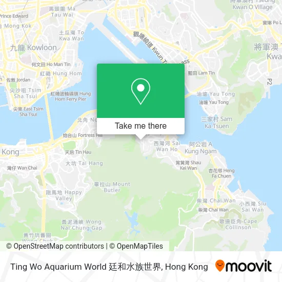 Ting Wo Aquarium World 廷和水族世界地圖