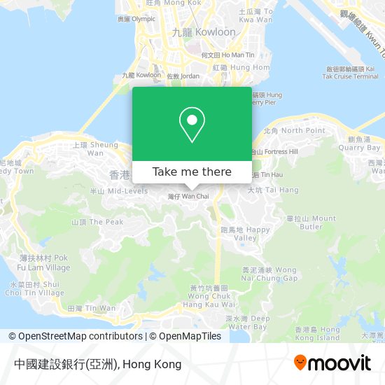 中國建設銀行(亞洲) map