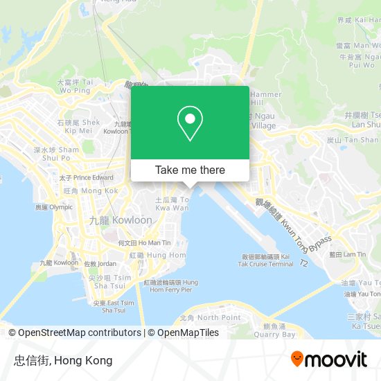 忠信街 map