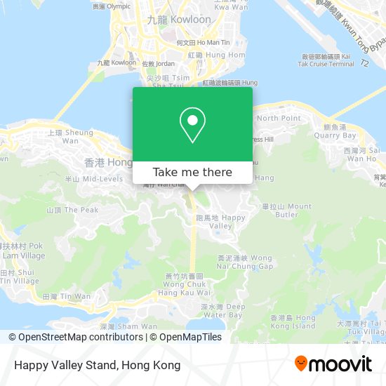 Happy Valley Stand map