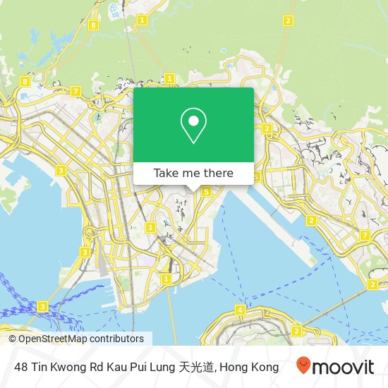 48 Tin Kwong Rd Kau Pui Lung 天光道 map